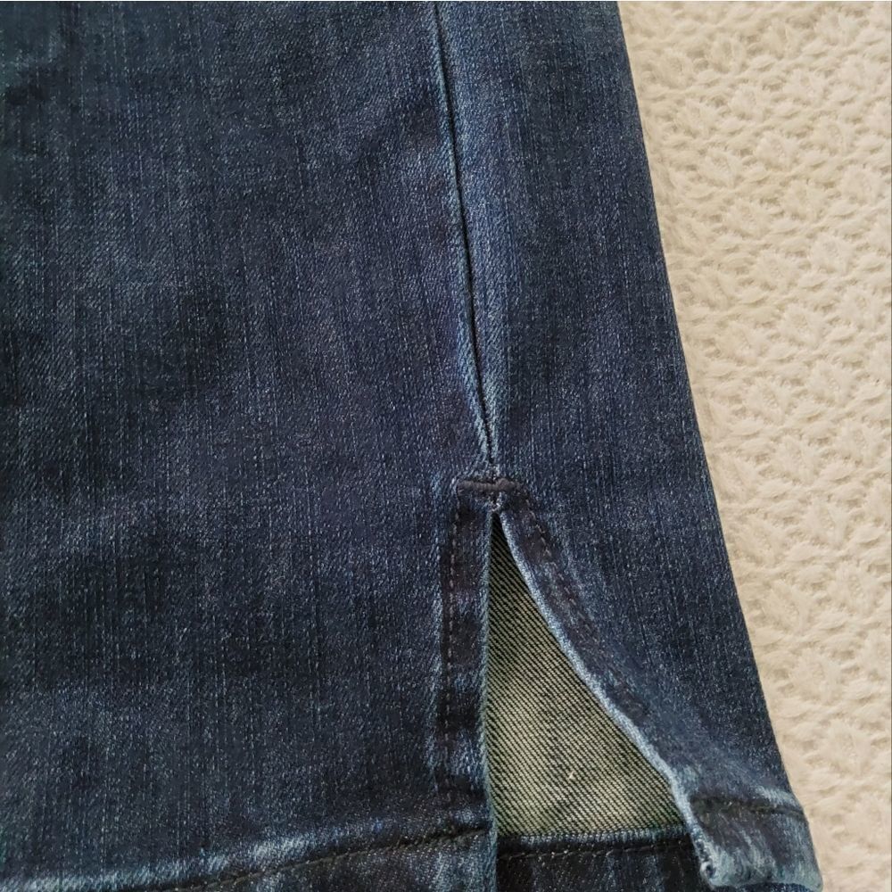 Soft Surroundings Women's Denim Cropped Pants Size L - Picture 7 of 9
